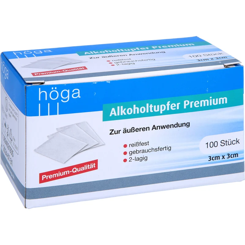 Alkoholtupfer Premium, 100 St