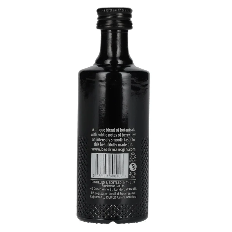 Brockmans Intensely Smooth PREMIUM GIN 40% Vol. 0,05l