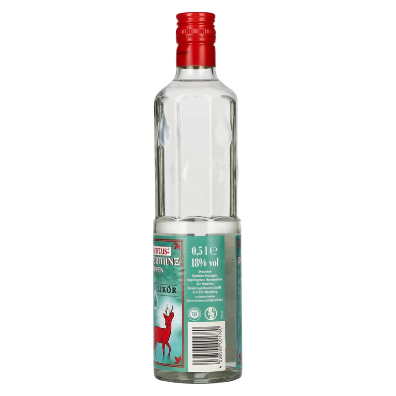 St. Hubertus PFEFFERMINZ Tropfen Minz-Likör 18% Vol. 0,5l