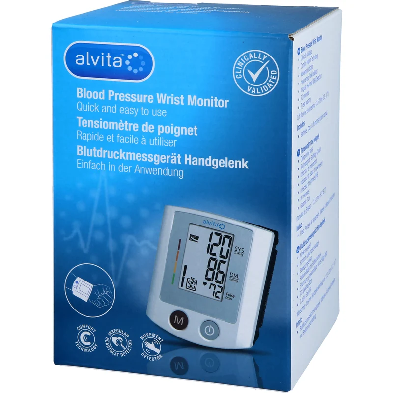 Alvita Blutdruckmessgerät Handgelenk, 1 St