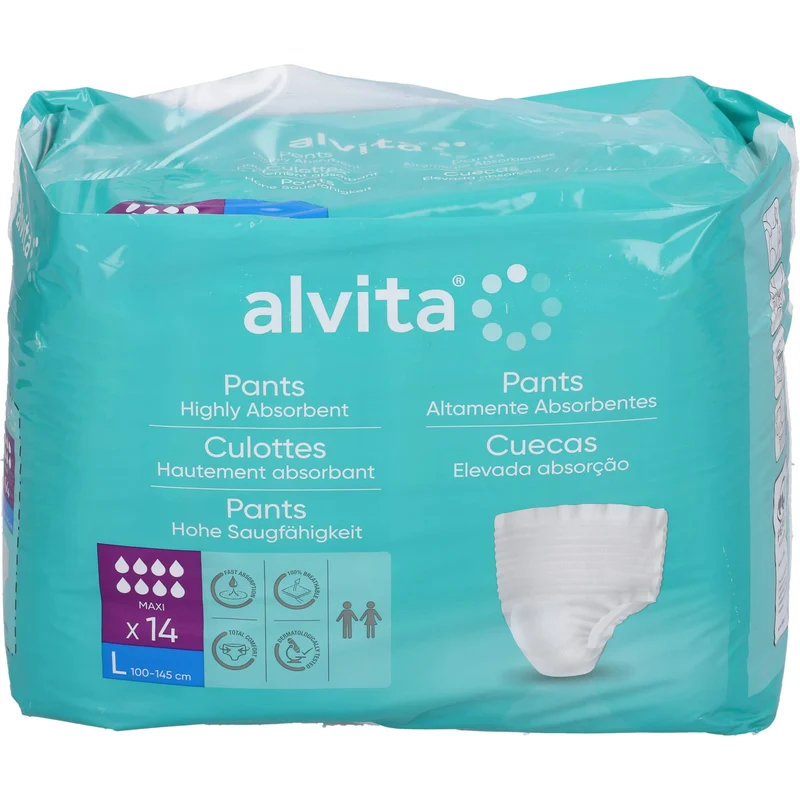 Alvita Inkontinenzpants Large, 14 St