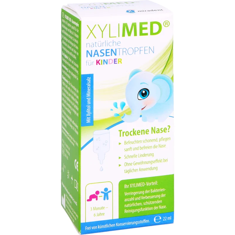 miradent Xylimed Kids Nasentropfen natürlich, 22 ml NTR