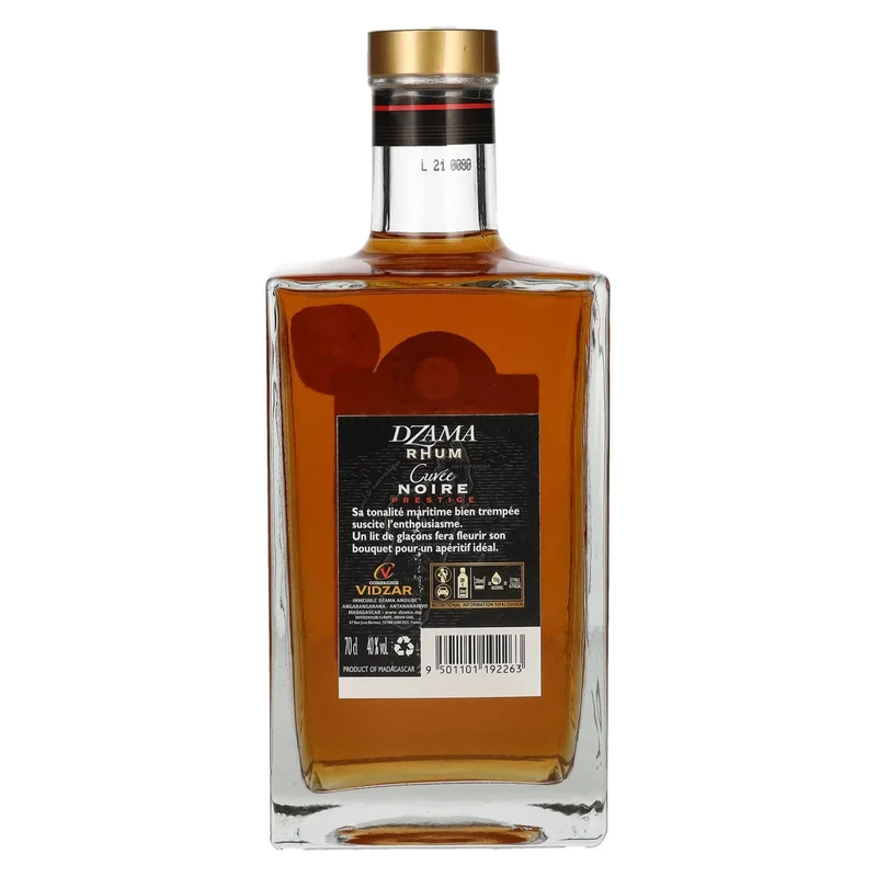 Dzama Cuvée NOIRE PRESTIGE Rhum 40% Vol. 0,7l