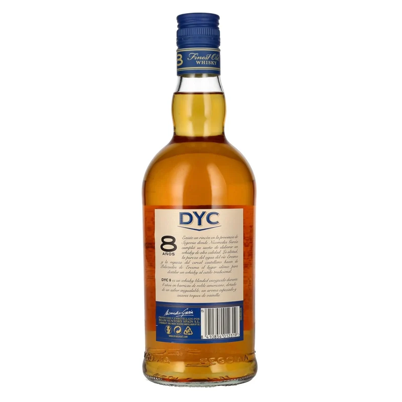 DYC Destilerias y Crianza 8 Años Finest Old Whisky 40% Vol. 0,7l