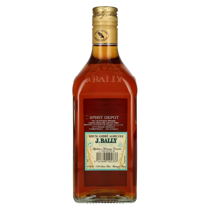 J. Bally Rhum Ambré Agricole Martinique 45% Vol. 0,7l