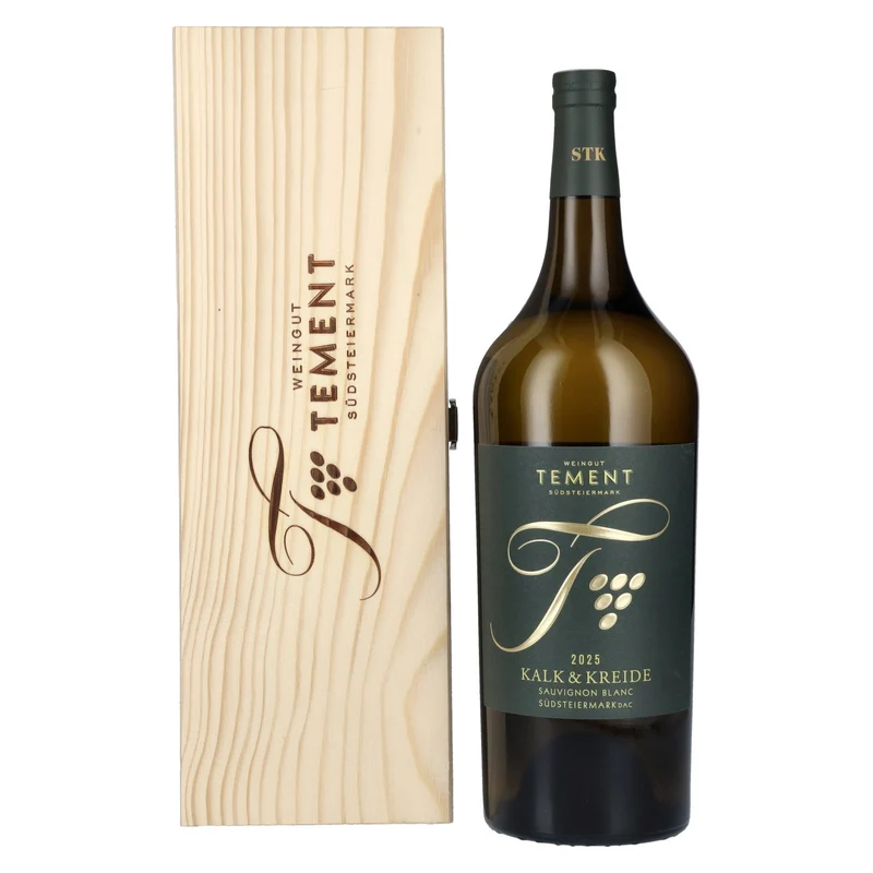 Tement Sauvignon Blanc Kalk & Kreide Südsteiermark DAC 2025 12% Vol. 1,5l in Holzkiste