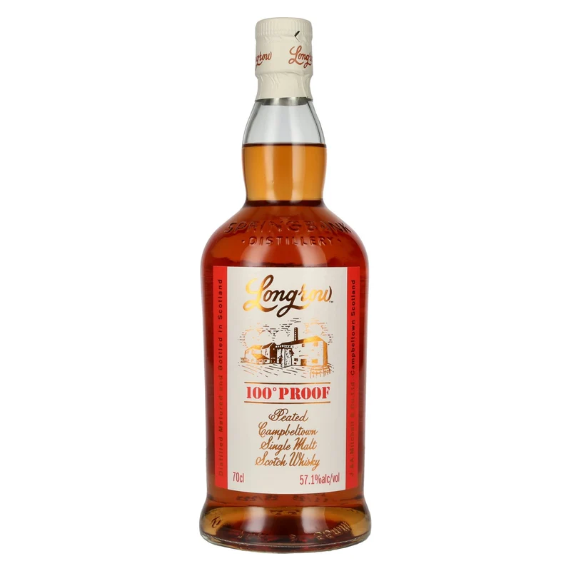 Springbank Longrow 100° Proof Peated Campbeltown Single Malt Scotch Whisky 57,1% Vol. 0,7l