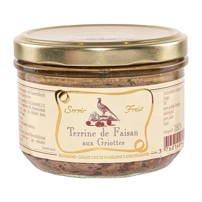 Fasanenpastete mit Sauerkirschen