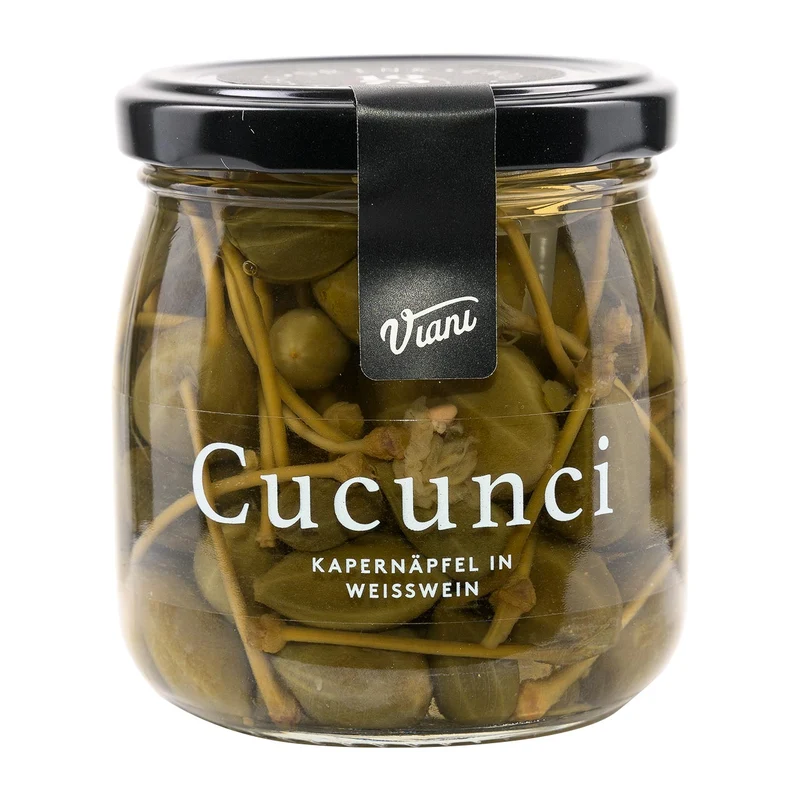 Cucunci – Kapernäpfel in Weißwein