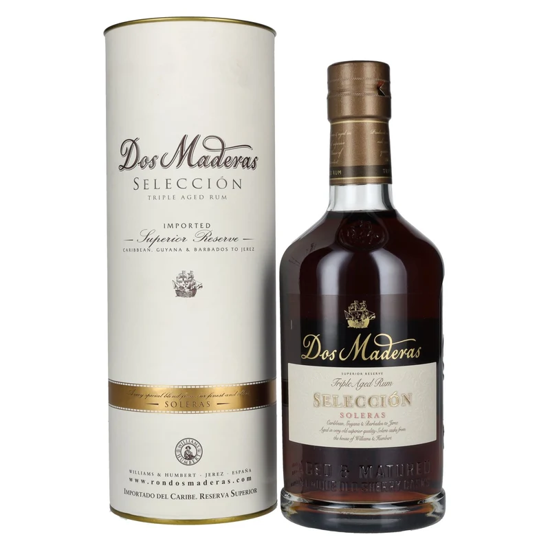 Dos Maderas Selección Superior Reserve Triple Aged Rum 42% Vol. 0,7l in Geschenkbox