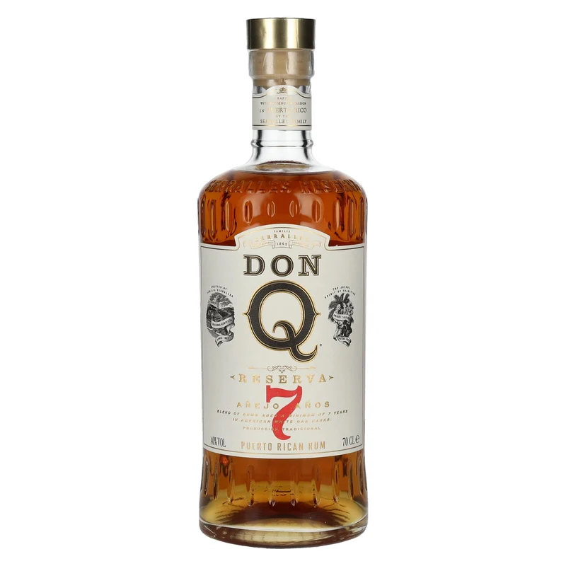 Don Q RESERVA Añejo 7 Años Puerto Rican Rum 40% Vol. 0,7l