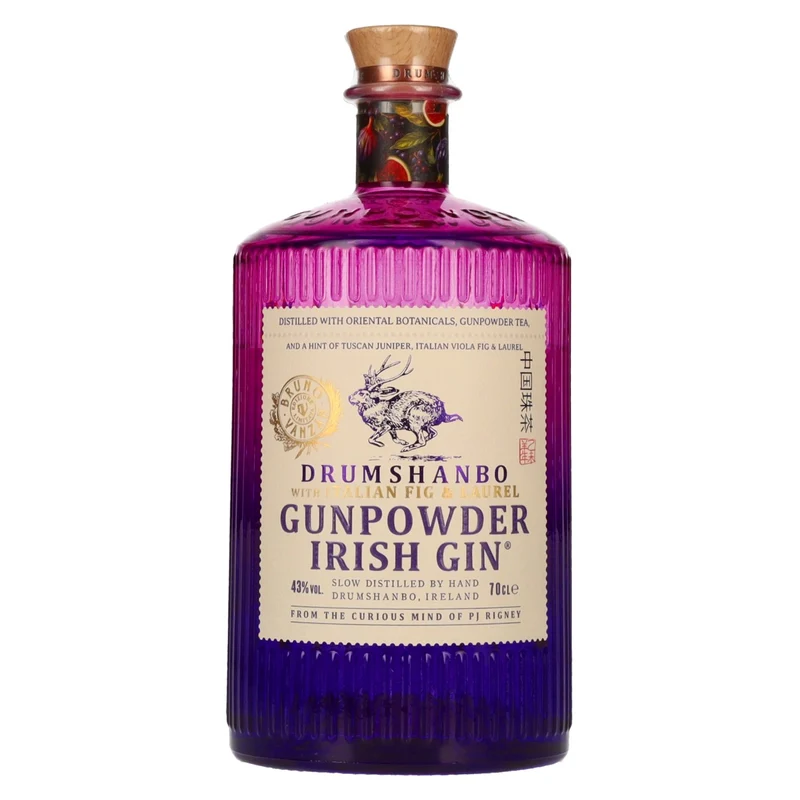 Drumshanbo Gunpowder Irish Gin with Italian Fig & Laurel 43% Vol. 0,7l