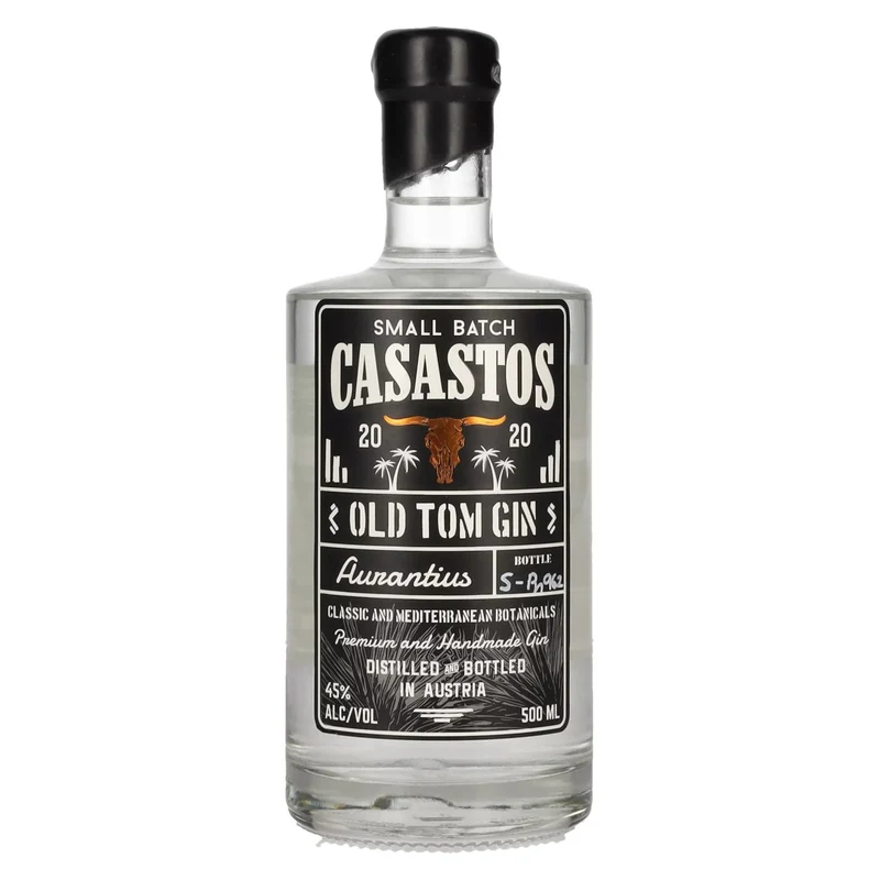 CASASTOS Old Tom Gin Small Batch Aurantius 45% Vol. 0,5l