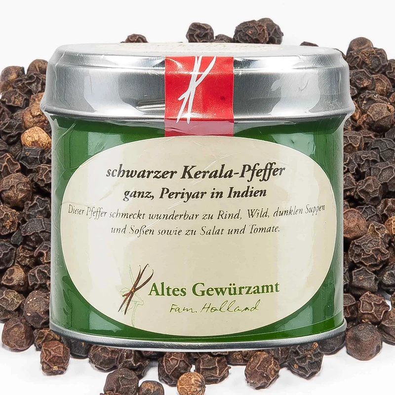schwarzer Kerala Pfeffer