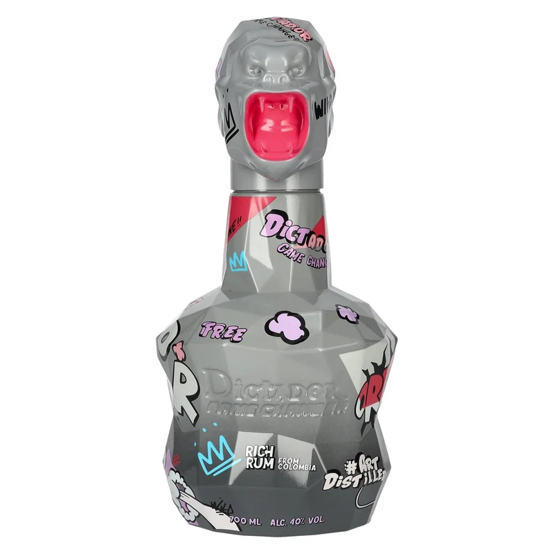 Dictador GAME CHANGER GREY & PINK Colombian Rum 40% Vol. 0,7l