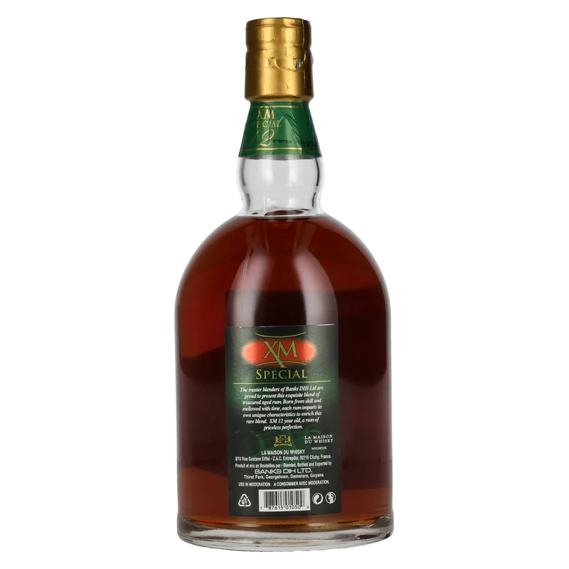 XM SPECIAL 12 Years Old Finest Caribbean Rum 40% Vol. 0,7l