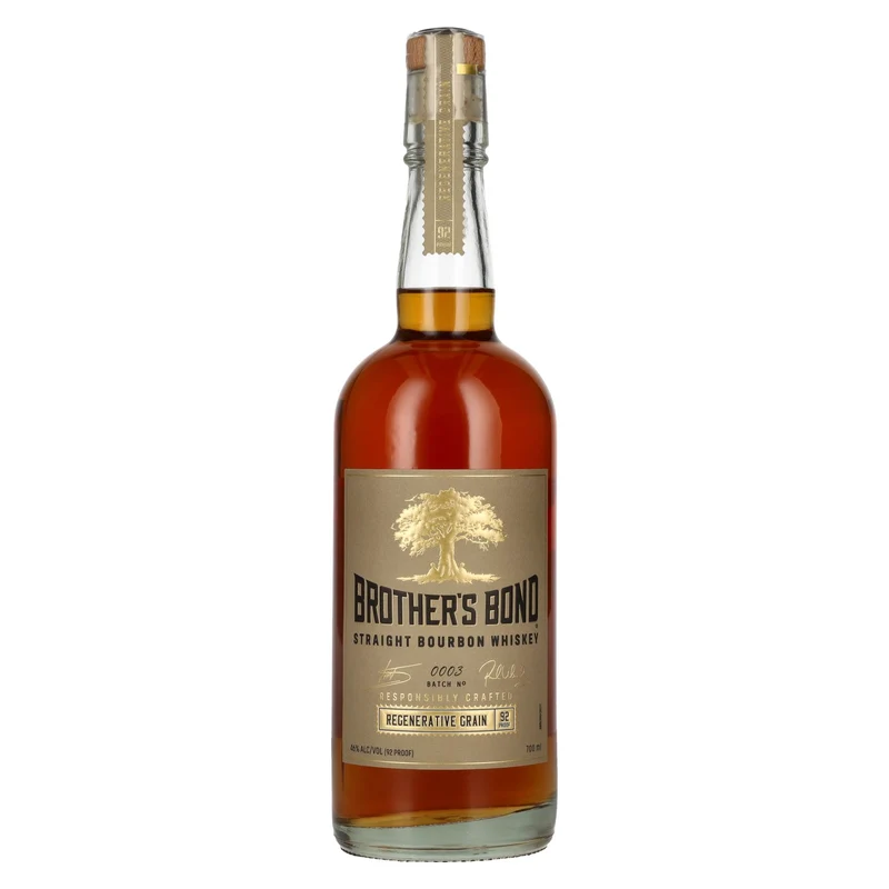 Brother's Bond Regenerative Grain Straight Bourbon Whiskey Batch No. 0003 46% Vol. 0,7l