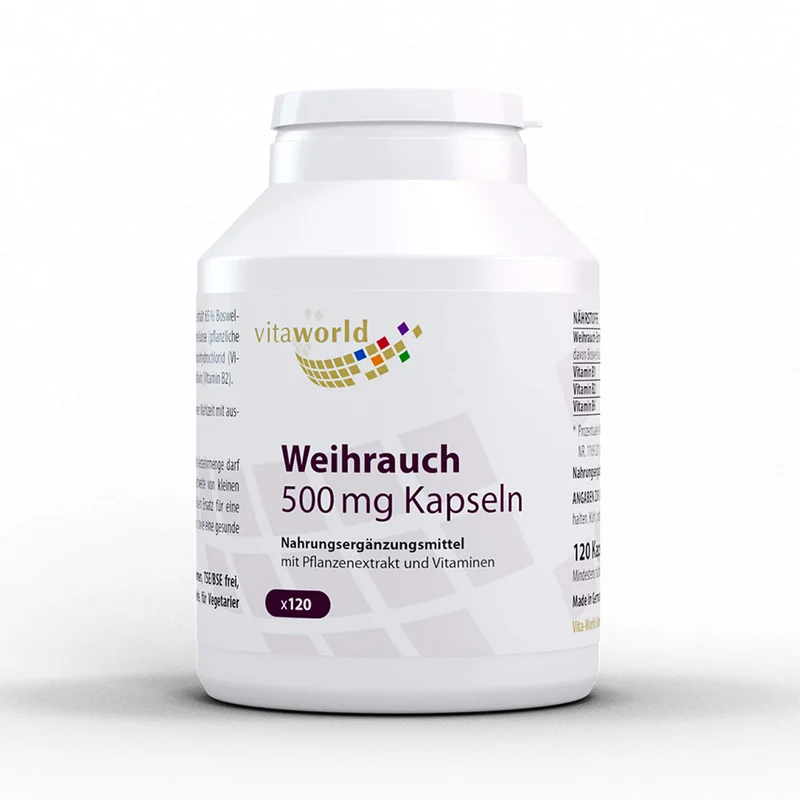 Weihrauch 500mg Kapseln, 120 St KAP