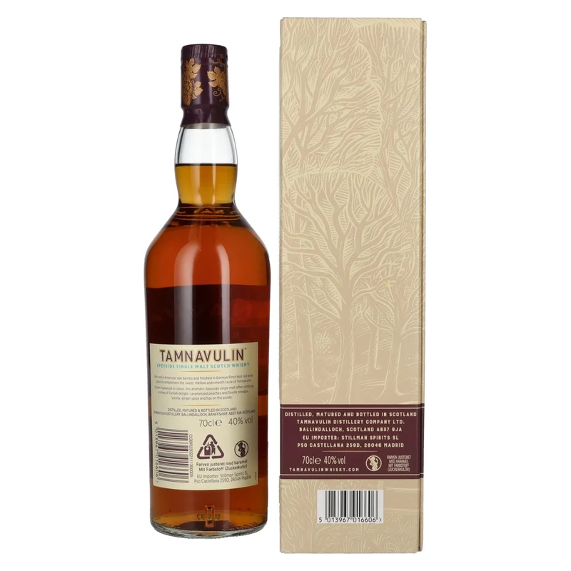 Tamnavulin GERMAN PINOT NOIR CASK Speyside Single Malt Scotch Whisky 40% Vol. 0,7l in Geschenkbox