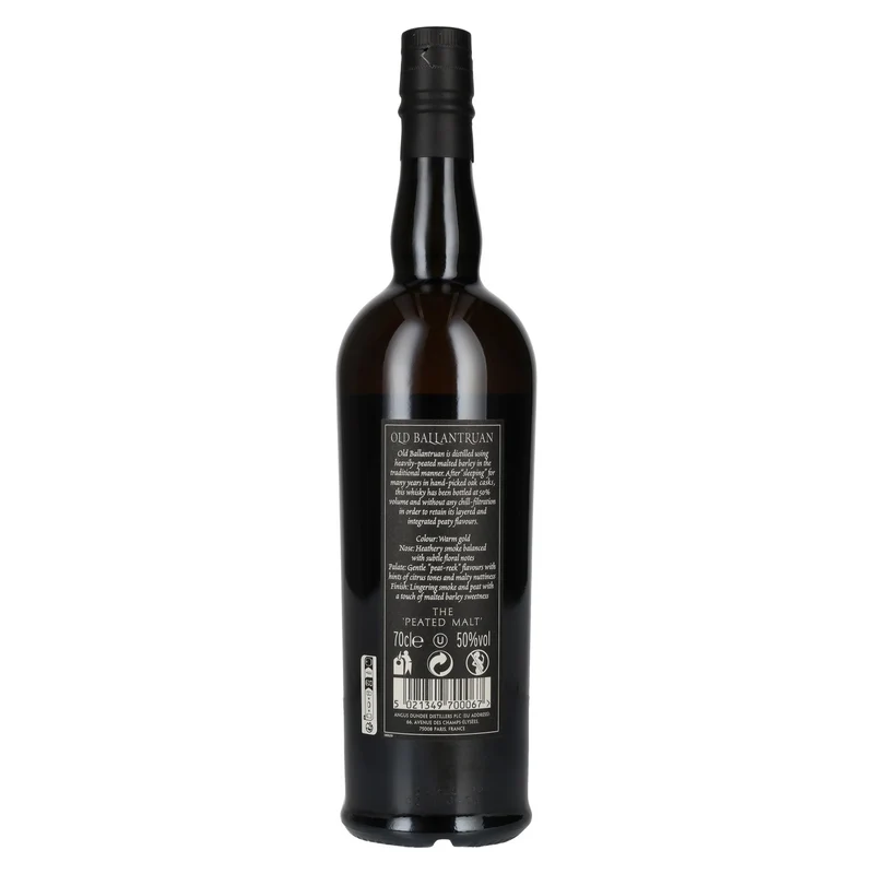 Old Ballantruan the PEATED MALT Unchillfiltered 50% Vol. 0,7l