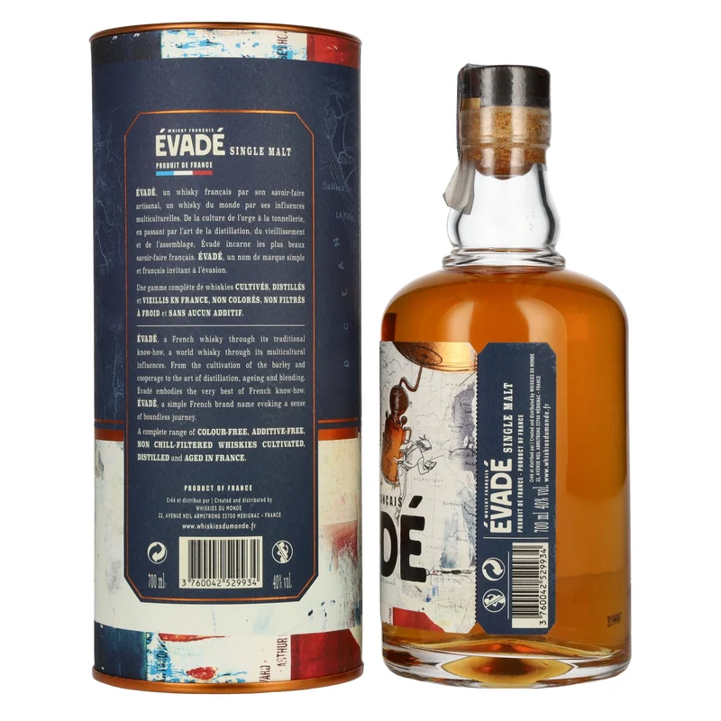Évadé Single Malt Whisky Français 40% Vol. 0,7l in Geschenkbox