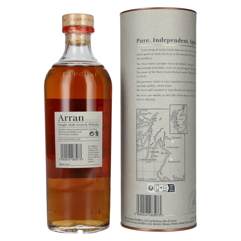 Arran 18 Years Old Single Malt 46% Vol. 0,7l in Geschenkbox