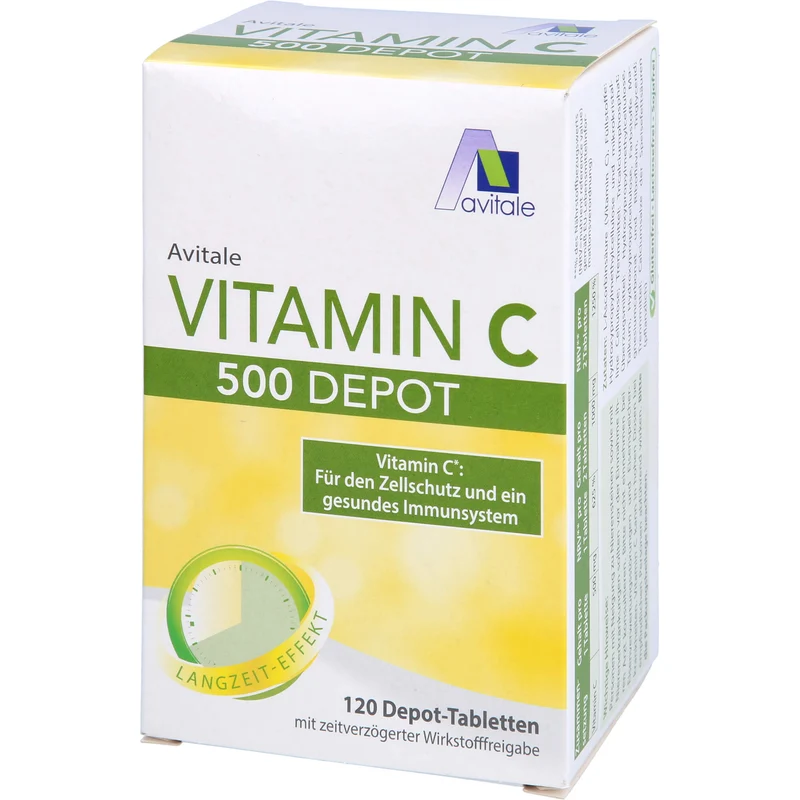 Vitamin C 500mg Depot, 120 St TAB
