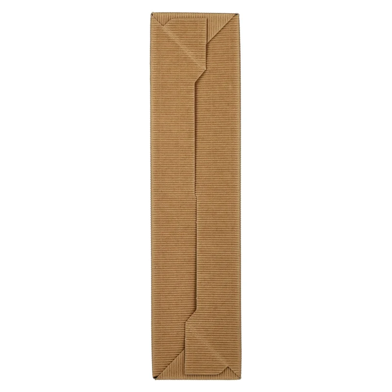 Präsentkarton NATUR offene Welle 1er 38 cm