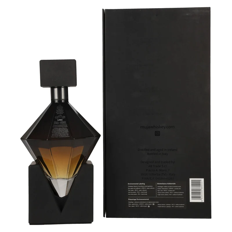 Muja Rosapetra Blended Irish Whiskey 44% Vol. 0,5l in Geschenkbox