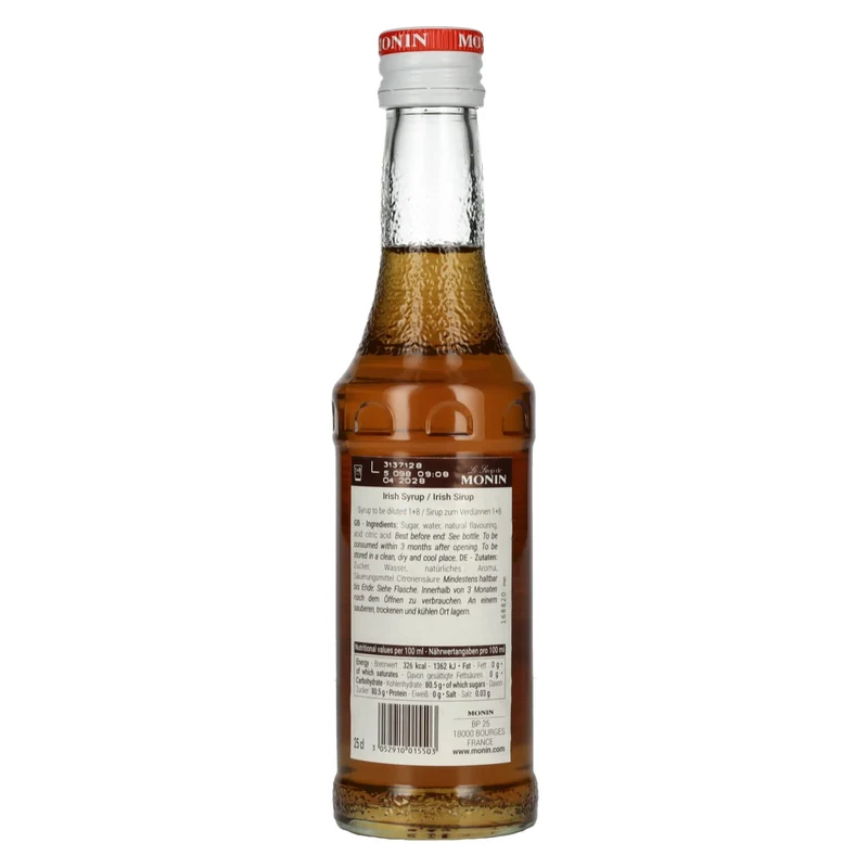 Le Sirop de Monin IRISH 0,25l