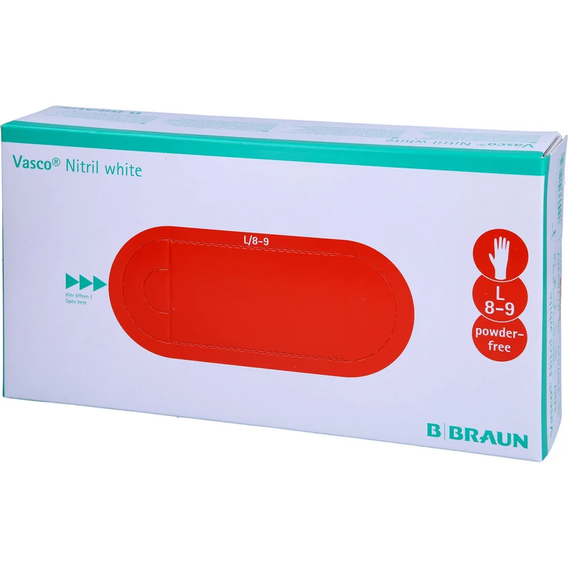 VASCO NITRIL WHITE UH L, 100 St HAS