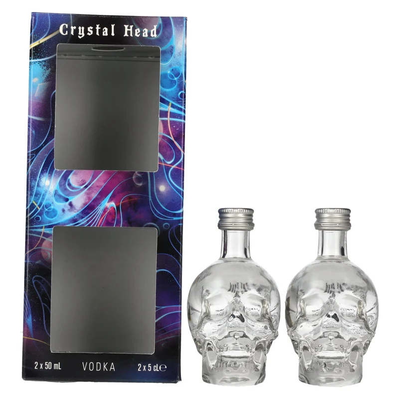 Crystal Head Vodka 40% Vol. 2x0,05l in Geschenkbox