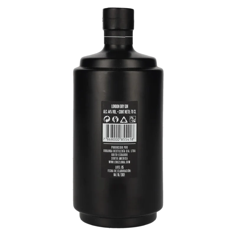 CRUZLOMA Handcrafted Small Batch London Dry Gin 44% Vol. 0,7l