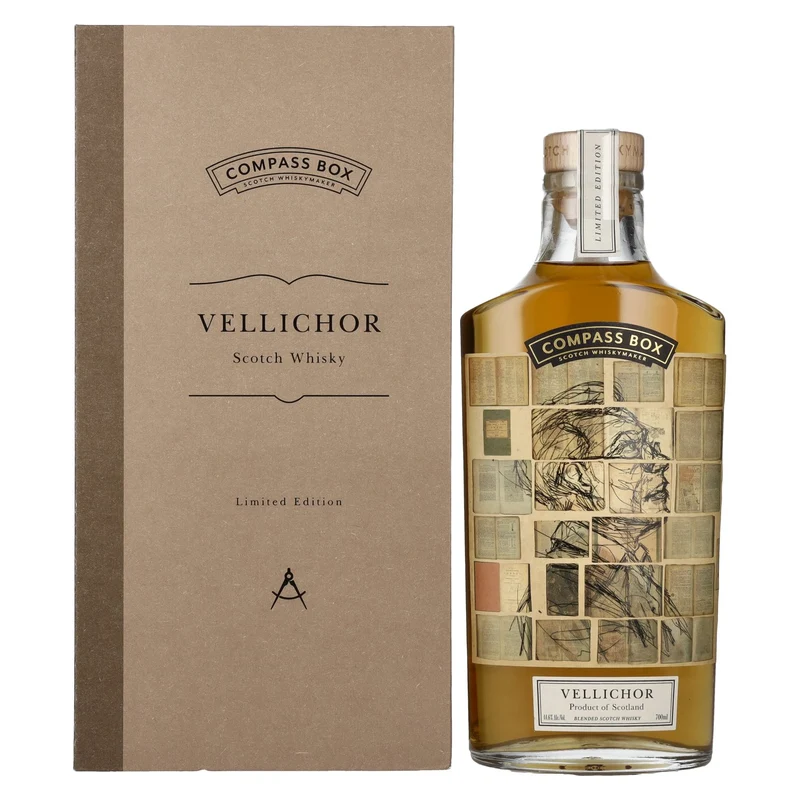 Compass Box VELLICHOR Blended Scotch Whisky 44,6% Vol. 0,7l in Geschenkbox
