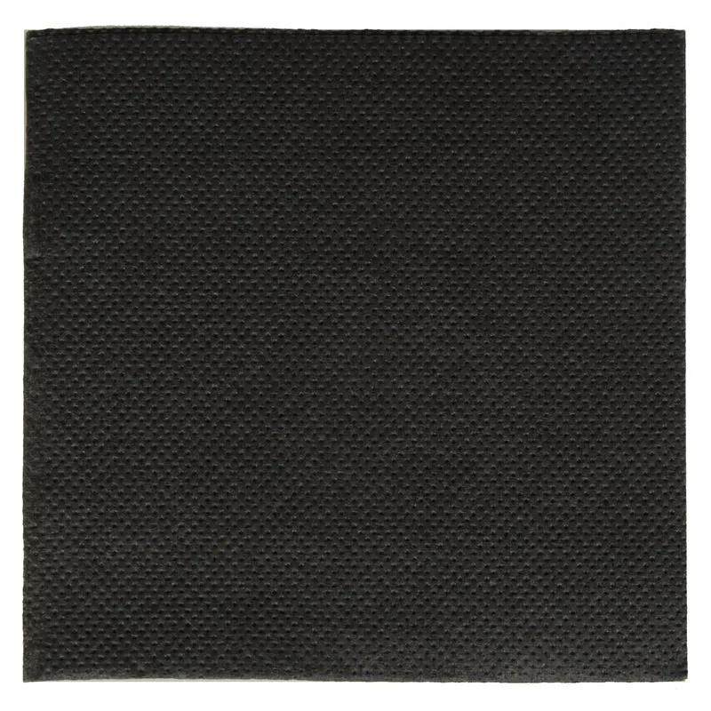 Cocktailservietten schwarz 20x20 cm 125 Stück