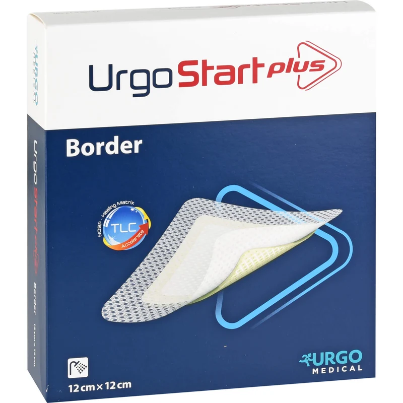UrgoStart Plus Border 12x12 cm, 10 St VER