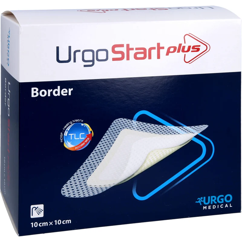UrgoStart Plus Border 10x10 cm, 20 St VER