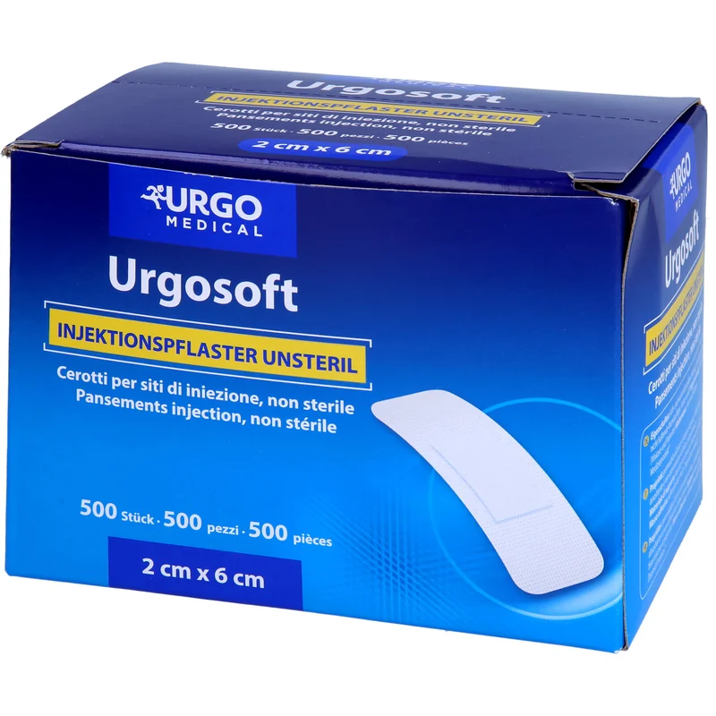 Urgosoft Injektionspflaster 2x6cm, 500 St PFL