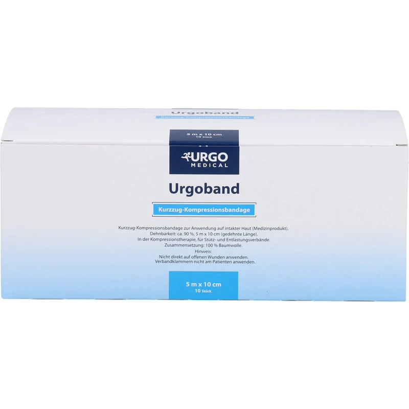 URGOBAND KURZZUGBINDE 5MX10CM OHNE CELLOPHAN, 10 St BIN