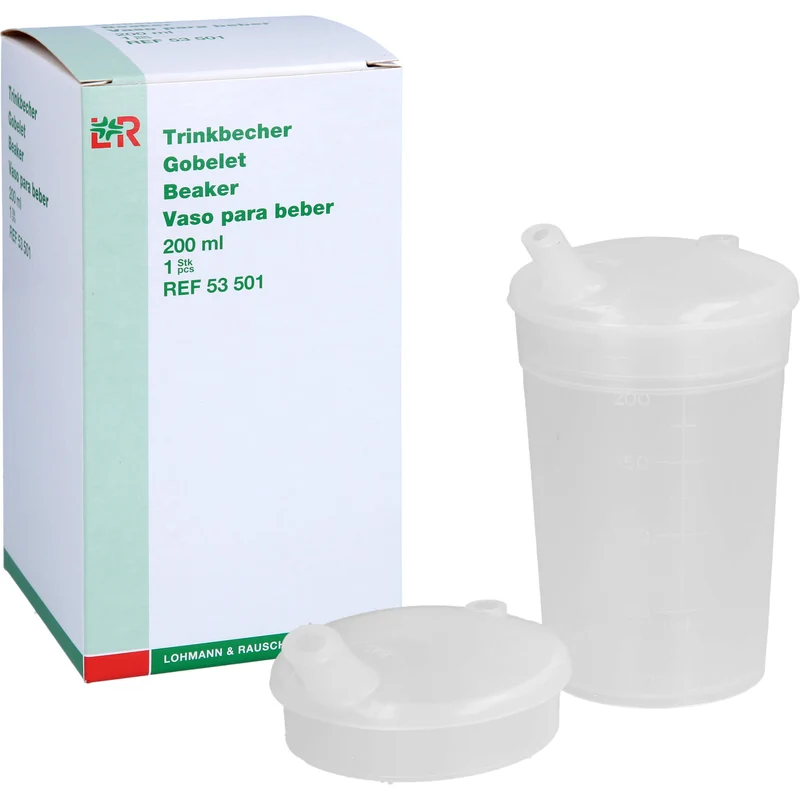 TRINKBECHER M 2 DECKELN, 1 St
