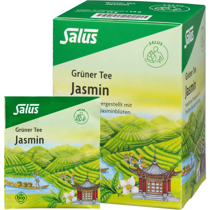 Grüner Tee Jasmin bio Salus, 15 St FBE