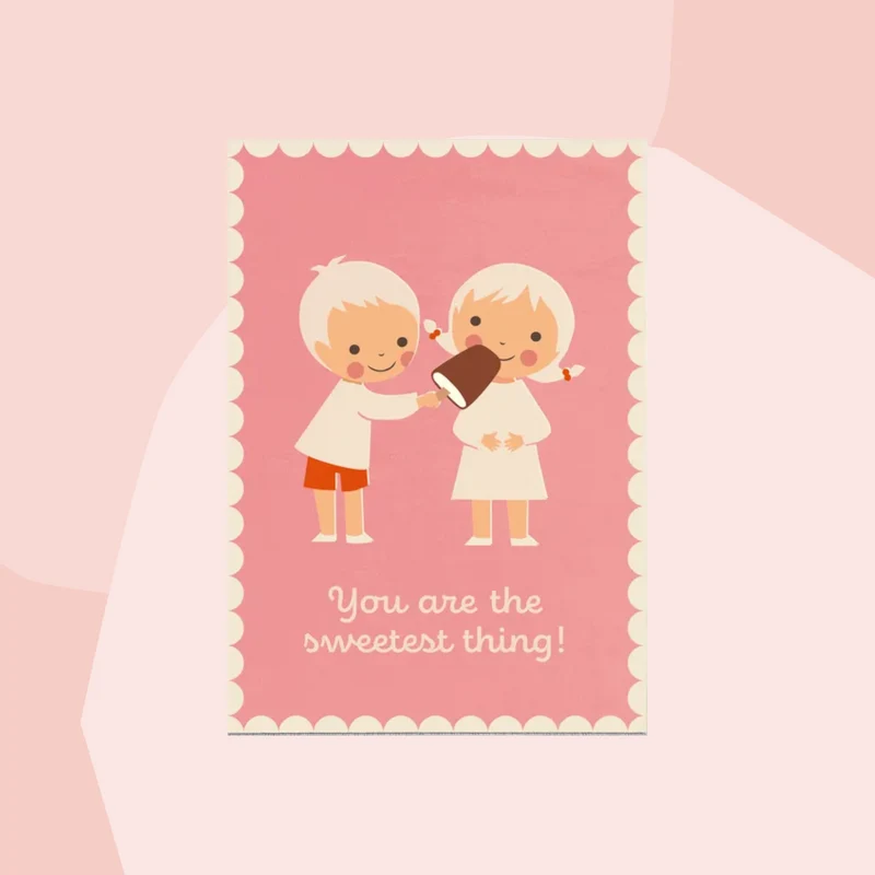 Postkarte: You are the sweetest thing