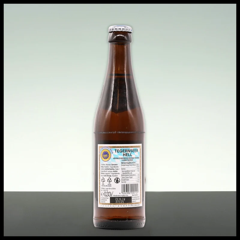 Tegernseer Hell 0,33L - 4,8% Vol.