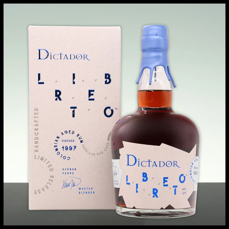Dictador LIBRETO American Oak Cask Rum 1997 0,7L - 43% Vol.
