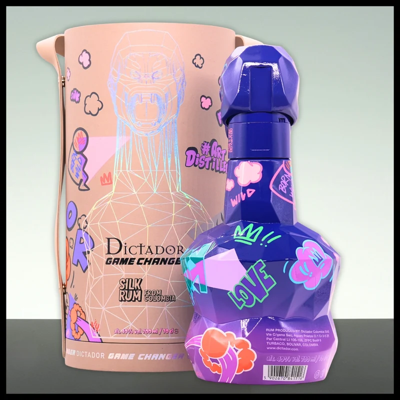 Dictador GAME CHANGER Dark Blue Edition mit Geschenkkarton 0,7L - 40% Vol.