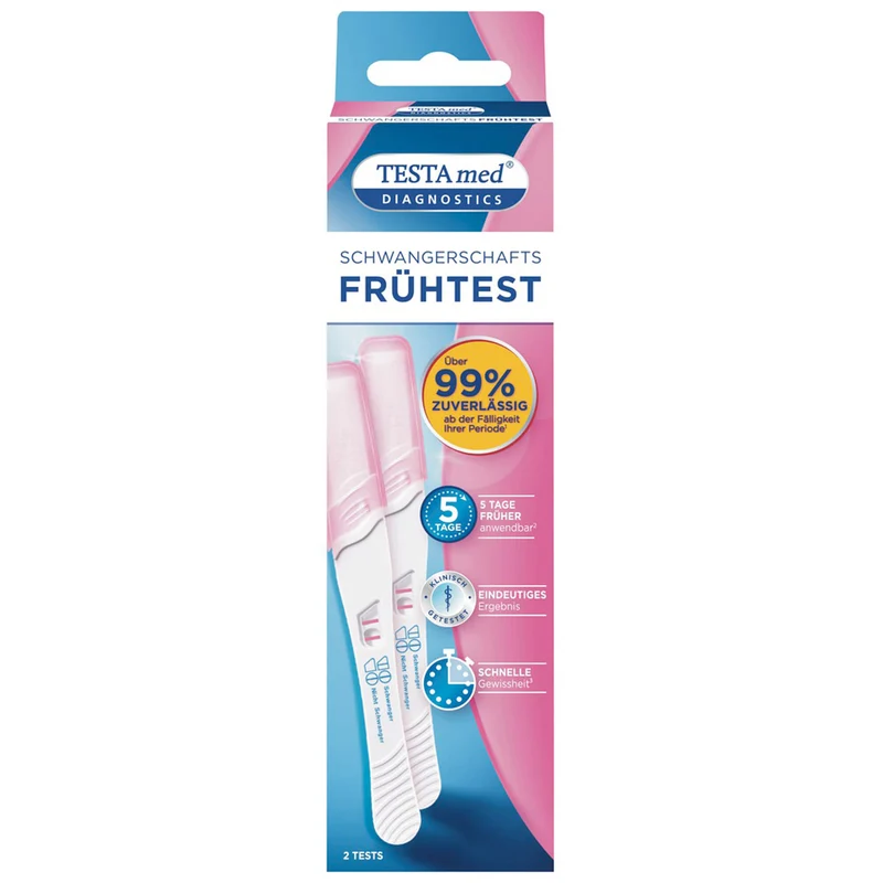 TESTAmed Schwangerschaftstest 2er, 1 P TES