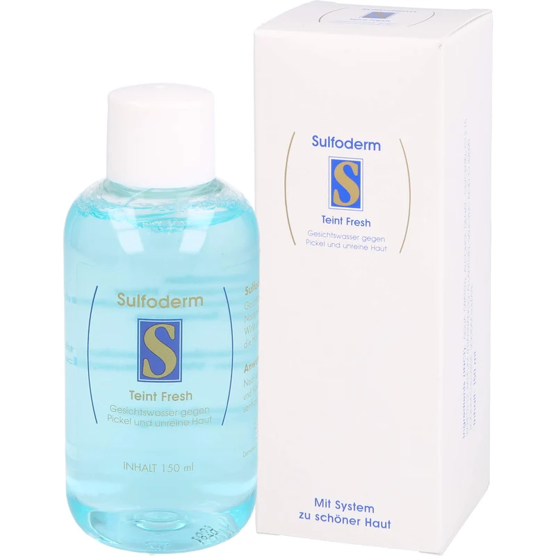 Sulfoderm S Teint Fresh Gesichtswasser, 150 ml LOT