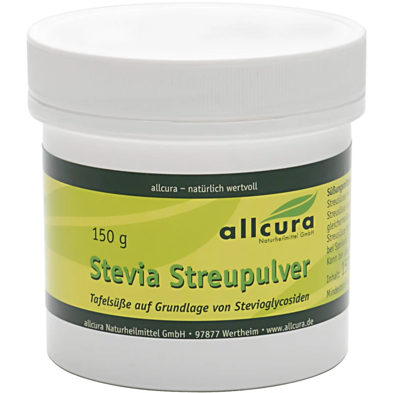 Stevia Streupulver, 150 g PUL