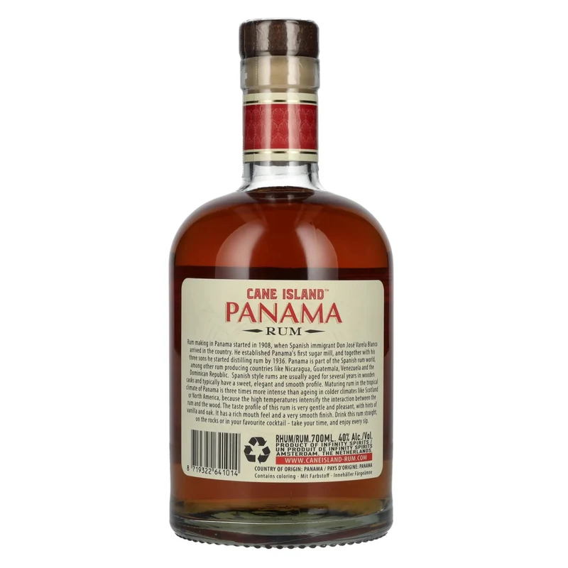 Cane Island PANAMA Single Island Blend Rum 40% Vol. 0,7l