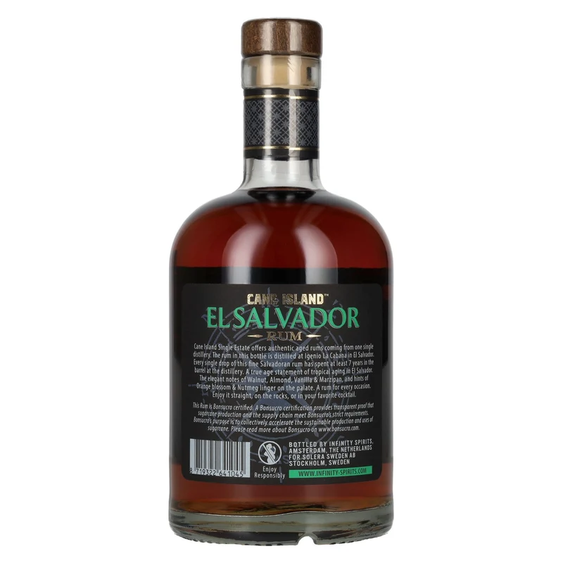Cane Island EL SALVADOR 7 Years Old Single Estate Rum 43% Vol. 0,7l